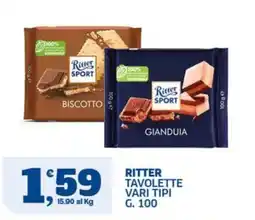 Sigma Ritter tavolette vari tipi offerta