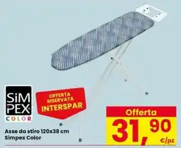 Eurospar Asse da stiro Simpex Color offerta