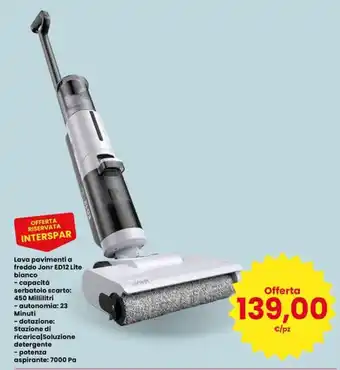 Lava pavimenti a freddo Jonr ED12 Lite bianco