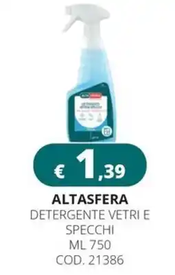 Altasfera Altasfera Detergente Vetri e Specchi offerta