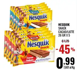 Gecop Nesquik Snack Cacao offerta