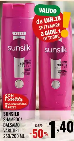 Gecop Sunsilk Shampoo/Balsamo offerta