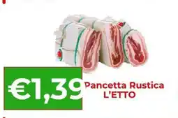 Supermercati Pasquale Prisco Pancetta Rustica offerta