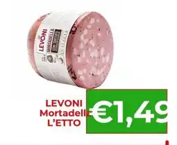 Supermercati Pasquale Prisco Levoni Mortadella offerta