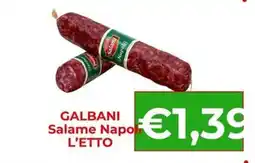 Supermercati Pasquale Prisco Galbani Salame Napoli offerta