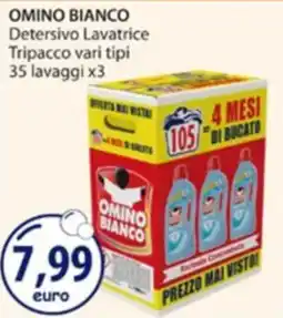 Acqua & Sapone Omino Bianco Detersivo Lavatrice offerta