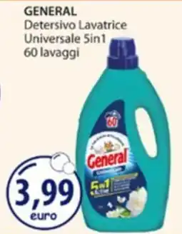 Acqua & Sapone General Detersivo Lavatrice Universale 5in1 offerta