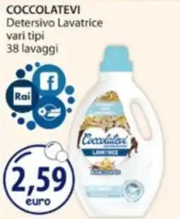 Acqua & Sapone Coccolatevi Detersivo Lavatrice offerta