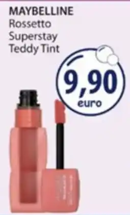 Acqua & Sapone Maybelline Rossetto Superstay Teddy Tint offerta