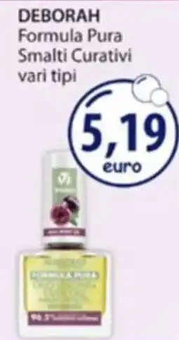 Acqua & Sapone Deborah Formula Pura Smalti Curativi offerta