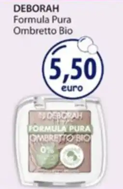 Acqua & Sapone Deborah Formula Pura Ombretto Bio offerta