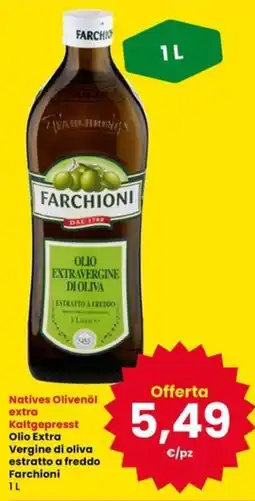 Interspar Olio extravergine di oliva Farchioni offerta