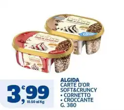 Sigma Algida Carte d'or soft&crunchy offerta
