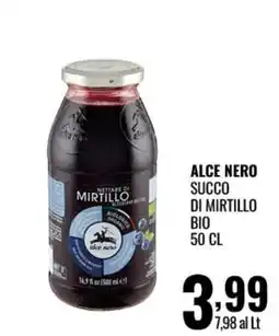 Gecop Alce Nero succo di mirtillo bio offerta