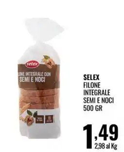 Gecop Selex filone integrale semi e noci offerta
