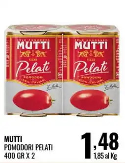 Gecop Mutti pomodori pelati offerta