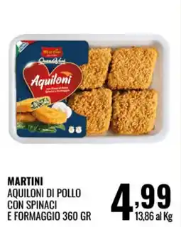 Gecop Martini Aquiloni di pollo con spinaci e formaggio offerta