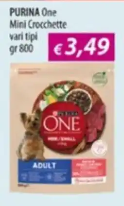 Acqua & Sapone Purina One Mini Crocchette Adult offerta