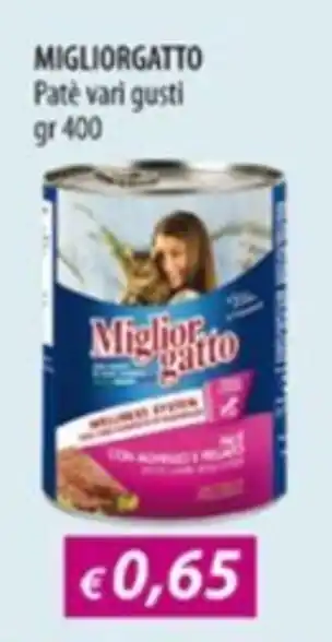 Migliorgatto Paté vari gusti