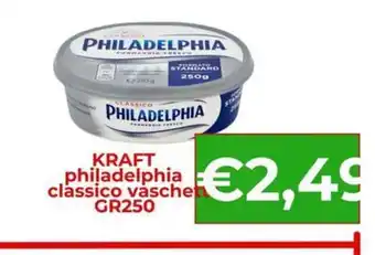Kraft philadelphia classico vaschetta