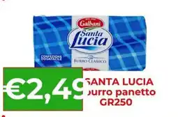 Supermercati Pasquale Prisco Santa Lucia burro panetto offerta