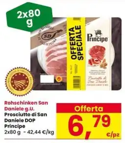Interspar Rohschinken San Daniele g.U. Prosciutto di San Daniele DOP Principe offerta