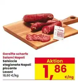Interspar Salsiccia stagionata Napoli piccante Levoni offerta