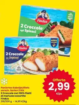 Interspar 2 Croccole Findus offerta