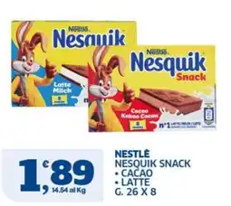 Sigma Nestlé Nesquik Snack offerta