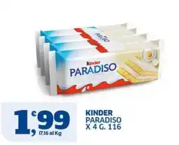 Sigma Kinder Paradiso offerta