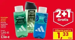 Interspar Duschgel versch. Sorten Doccia assortita Adidas offerta