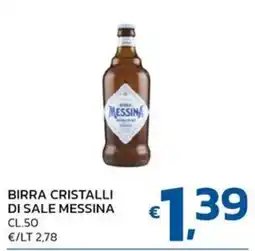 Ok Market Birra Cristalli di Sale Messina offerta