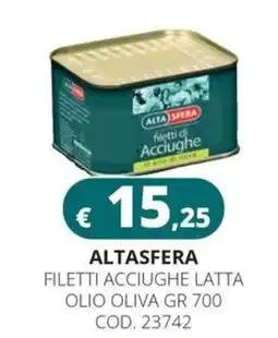 Altasfera Alta Sfera filetti acciughe latta offerta