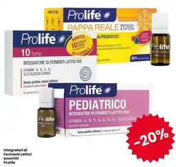 Eurospar Integratori di Fermenti Lattici assortiti Prolife offerta