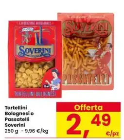 Eurospar Tortellini Bolognesi o Passatelli Soverini offerta
