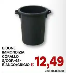 Vivo Supermercati Bidone immondizia corallo offerta