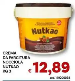 Vivo Supermercati Crema da farcitura nocciola Nutkao offerta