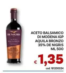 Vivo Supermercati Aceto balsamico di Modena IGP Aquila Bronzo de Nigris offerta