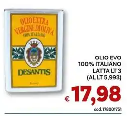 Vivo Supermercati Olio extra vergine di oliva Desantis offerta