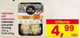 Interspar Yakisoba con pollo Ta tung offerta