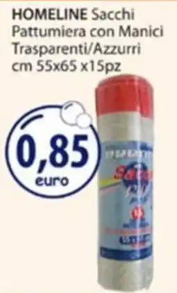 Acqua & Sapone Homeline sacchi pattumiera con manici offerta