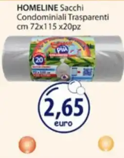 Acqua & Sapone Homeline sacchi condominiali trasparenti offerta
