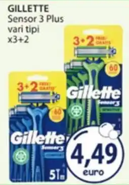 Acqua & Sapone Gillette Sensor 3 Plus offerta