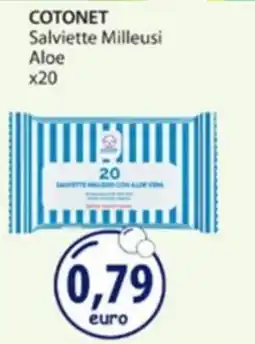 Acqua & Sapone Cotonet salviette milleusi aloe offerta