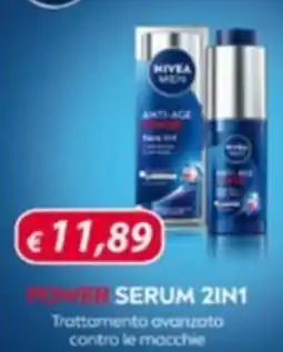 Acqua & Sapone Nivea Men Power Serum 2in1 offerta