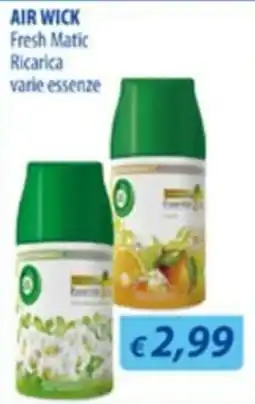 Acqua & Sapone Air Wick Fresh Matic Ricarica varie essenze offerta