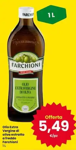 Eurospar Olio Extra Vergine di oliva estratto a freddo Farchioni offerta