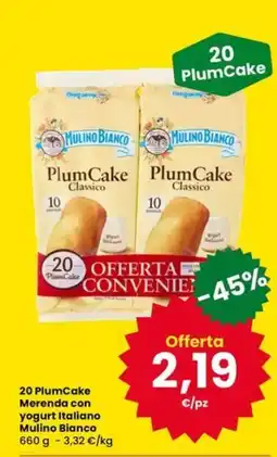 Eurospar PlumCake Classico Mulino Bianco offerta