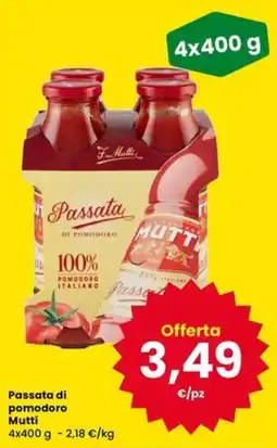 Eurospar Passata di pomodoro Mutti offerta