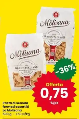Eurospar Pasta di semola formati assortiti La Molisana offerta